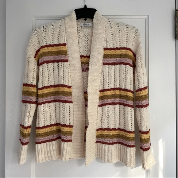 Madewell - Striped Diaz Open Cardigan - Picture 6 of 9